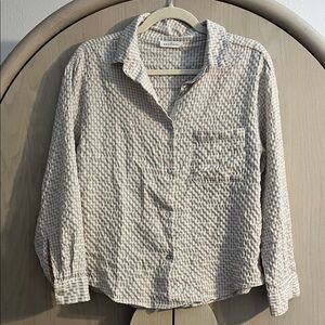 Neuflora Cream Textured Women's Blouse